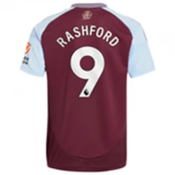 Aston Villa Marcus Rashford #9 Fodboldtrøjer 2024-25 Hjemmebanetrøje Mænd