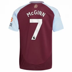 Aston Villa McGinn #7 Fodboldtrøjer 2024-25 Hjemmebanetrøje Mænd