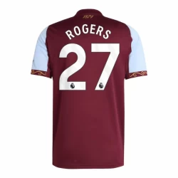 Aston Villa Rogers #27 Fodboldtrøjer 2025-26 Hjemmebanetrøje Mænd
