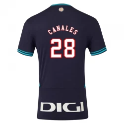 Athletic Club Bilbao Fodboldtrøjer 2025-26 Canales #28 Udebanetrøje Mænd