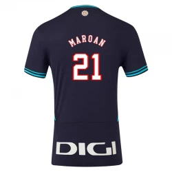 Athletic Club Bilbao Fodboldtrøjer 2025-26 Maroan #21 Udebanetrøje Mænd