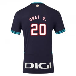 Athletic Club Bilbao Fodboldtrøjer 2025-26 Unai G. #20 Udebanetrøje Mænd