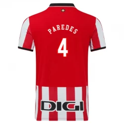 Athletic Club Bilbao Paredes #4 Fodboldtrøjer 2025-26 Hjemmebanetrøje Mænd