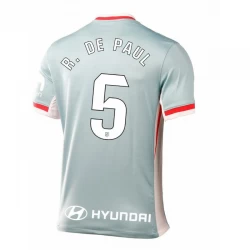 Atlético Madrid Fodboldtrøjer 2024-25 R. De Rodrigo De Paul #5 Udebanetrøje Mænd