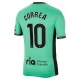 Atlético Madrid Fodboldtrøjer Correa #10 2023-24 Tredjetrøje Mænd
