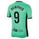 Atlético Madrid Fodboldtrøjer Memphis Depay #9 2023-24 Tredjetrøje Mænd