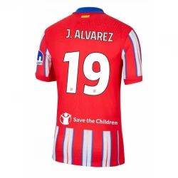 Atlético Madrid J. Alvarez #19 Fodboldtrøjer 2024-25 UCL Hjemmebanetrøje Mænd