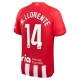 Atlético Madrid M. Marcos Llorente #14 Fodboldtrøjer 2023-24 Hjemmebanetrøje Mænd