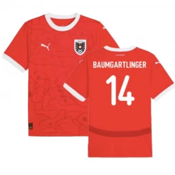 Baumgartlinger #14 Østrig Fodboldtrøjer EM 2024 Hjemmebanetrøje Mænd