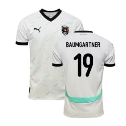 Baumgartner #19 Østrig Fodboldtrøjer EM 2024 Udebanetrøje Mænd