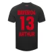 Bayer 04 Leverkusen Arthur #13 Fodboldtrøjer 2023-24 Hjemmebanetrøje Mænd