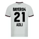 Bayer 04 Leverkusen Fodboldtrøjer 2023-24 Adli #21 Udebanetrøje Mænd