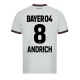 Bayer 04 Leverkusen Fodboldtrøjer 2023-24 Andrich #8 Udebanetrøje Mænd