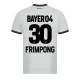 Bayer 04 Leverkusen Fodboldtrøjer 2023-24 Frimpong #30 Udebanetrøje Mænd