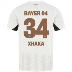 Bayer 04 Leverkusen Fodboldtrøjer 2024-25 Granit Xhaka #34 Udebanetrøje Mænd