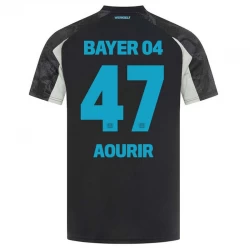 Bayer 04 Leverkusen Fodboldtrøjer Aourir #47 2024-25 Tredjetrøje Mænd