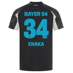 Bayer 04 Leverkusen Fodboldtrøjer Granit Xhaka #34 2024-25 Tredjetrøje Mænd