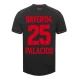 Bayer 04 Leverkusen Palacios #25 Fodboldtrøjer 2023-24 Hjemmebanetrøje Mænd