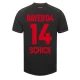 Bayer 04 Leverkusen Schick #14 Fodboldtrøjer 2023-24 Hjemmebanetrøje Mænd