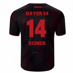 Bayer 04 Leverkusen Schick #14 Fodboldtrøjer 2025-26 Hjemmebanetrøje Mænd