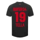 Bayer 04 Leverkusen Tella #19 Fodboldtrøjer 2023-24 Hjemmebanetrøje Mænd