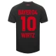 Bayer 04 Leverkusen Wirtz #10 Fodboldtrøjer 2023-24 Hjemmebanetrøje Mænd