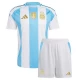 Børn Argentina Fodboldsæt Copa America 2024 Hjemmebanetrøje