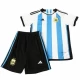 Børn Argentina Fodboldsæt VM 2022 Hjemmebanetrøje