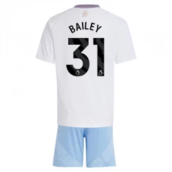 Børn Aston Villa Fodboldsæt 2024-25 Bailey #31 Udebanetrøje