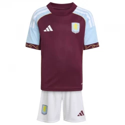 Børn Aston Villa Fodboldtrøjer 2025-26 Hjemmebanesæt
