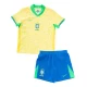 Børn Brasilien Fodboldtrøjer 2024 Hjemmebanesæt