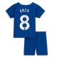 Børn Chelsea FC Enzo Fernández #8 Fodboldtrøjer 2023-24 Hjemmebanesæt