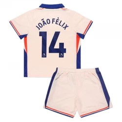 Børn Chelsea FC Fodboldsæt 2024-25 Joao Felix #14 Udebanetrøje