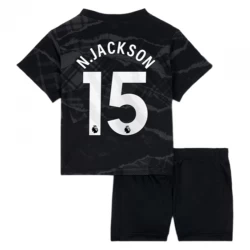 Børn Chelsea FC Fodboldtrøjer N.Jackson #15 2024-25 Tredjesæt