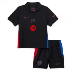 Børn FC Barcelona Fodboldsæt 2024-25 New Spotify Logo Udebanetrøje
