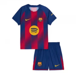 Børn FC Barcelona Fodboldtrøjer 2025-26 Hjemmebanesæt