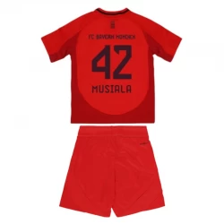Børn FC Bayern München Jamal Musiala #42 Fodboldtrøjer 2024-25 Hjemmebanesæt