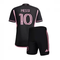 Børn Inter Miami CF Fodboldsæt 2024-25 Lionel Messi #10 Udebanetrøje
