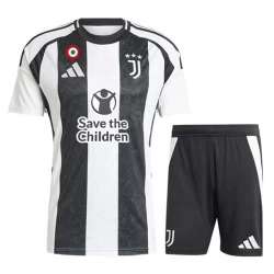 Børn Juventus FC Fodboldtrøjer 2024-25 Save The Children Hjemmebanesæt