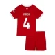 Børn Liverpool FC Virgil van Dijk #4 Fodboldtrøjer 2023-24 Hjemmebanesæt