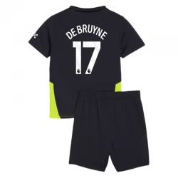 Børn Manchester City Fodboldsæt 2024-25 Kevin De Bruyne #17 Udebanetrøje