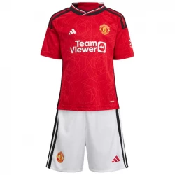 Børn Manchester United Fodboldtrøjer 2023-24 Hjemmebanesæt