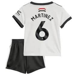 Børn Manchester United Fodboldtrøjer Martínez #6 2024-25 Tredjesæt