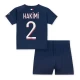 Børn Paris Saint-Germain PSG Achraf Hakimi #2 Fodboldtrøjer 2023-24 Hjemmebanesæt