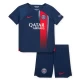 Børn Paris Saint-Germain PSG Ousmane Dembélé #23 Fodboldtrøjer 2023-24 Hjemmebanesæt