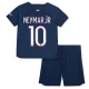 Børn Paris Saint-Germain PSG Neymar Jr #10 Fodboldtrøjer 2023-24 Hjemmebanesæt