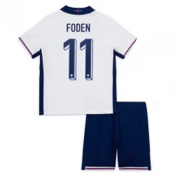 Børn Phil Foden #11 England Fodboldsæt EM 2024 Hjemmebanetrøje
