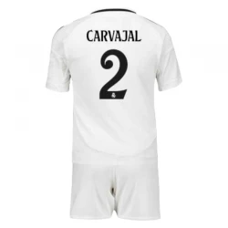 Børn Real Madrid Carvajal #2 Fodboldtrøjer 2024-25 Hjemmebanesæt