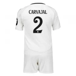 Børn Real Madrid Carvajal #2 Fodboldtrøjer 2024-25 HP Hjemmebanesæt