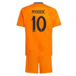Børn Real Madrid Fodboldsæt 2024-25 Modric #10 Udebanetrøje